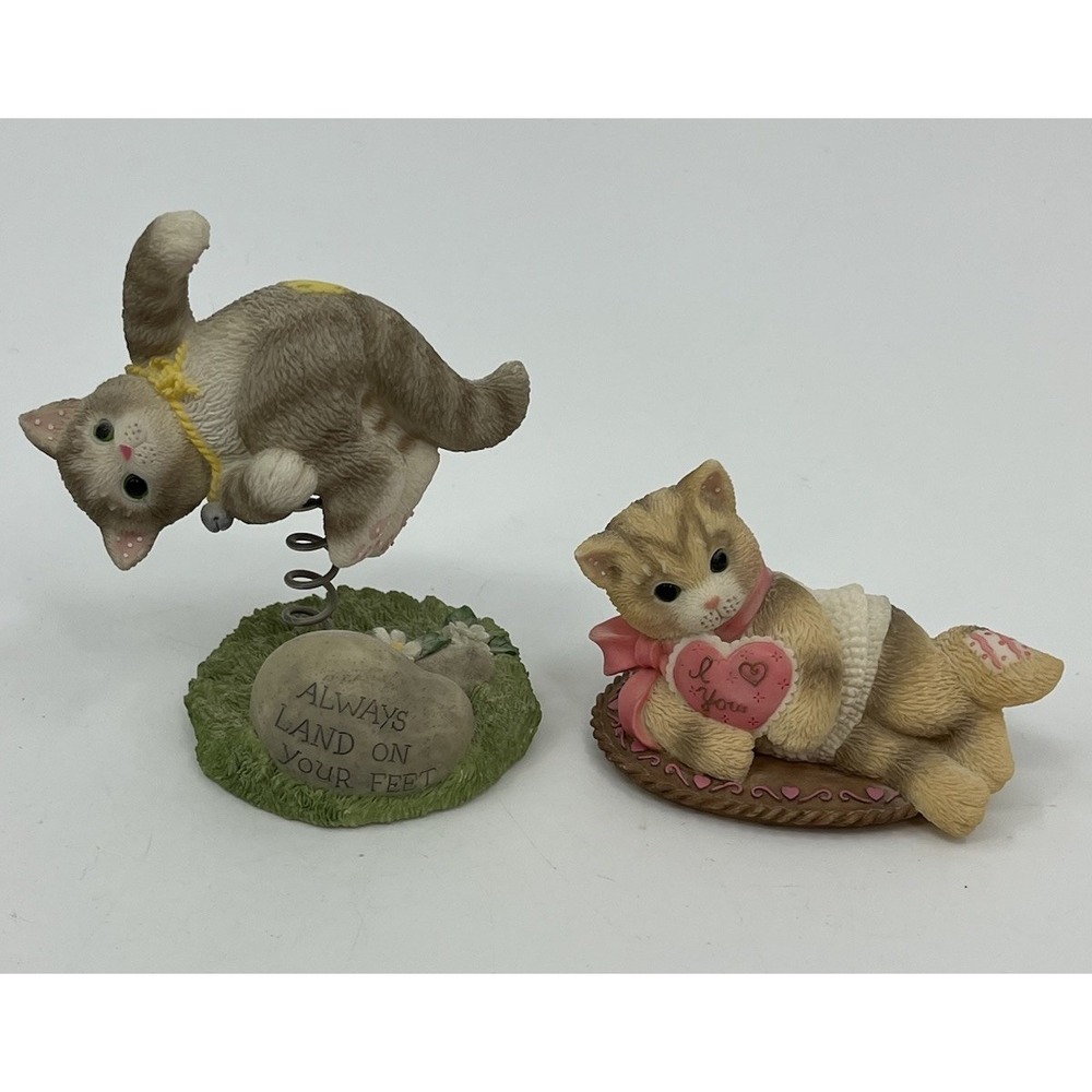 Enesco Calico Kittens You're my Purr-fect Valentine Always Land on Your Feet